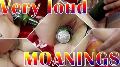Compilation of loud moaning and huge object insertion fuck - chicassexis.org